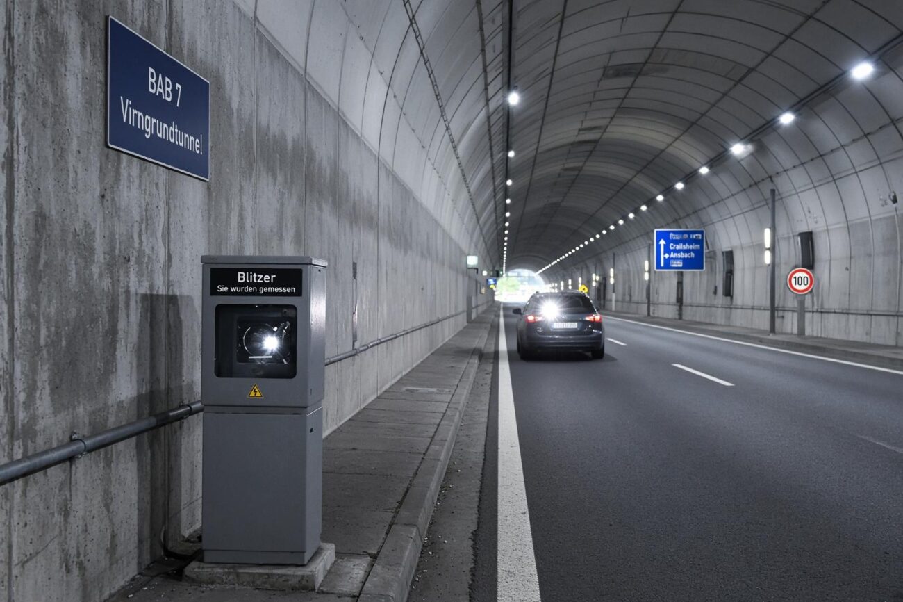 Blitzer Ellwangen Virngrundtunnel