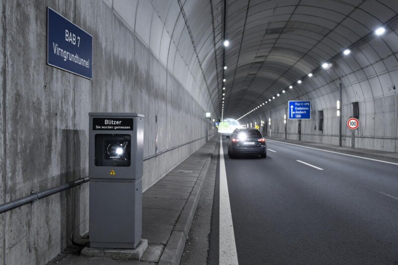 Blitzer Ellwangen Virngrundtunnel