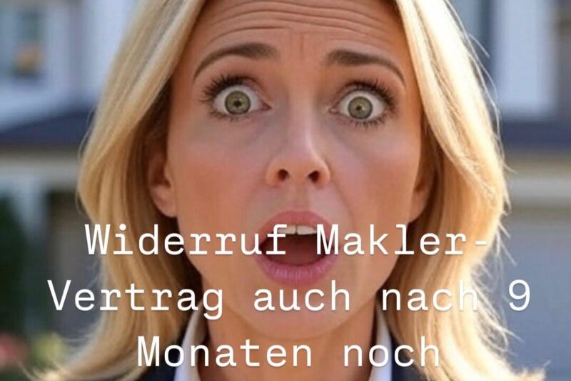 OLG Stuttgart – Widerruf Maklervertrag