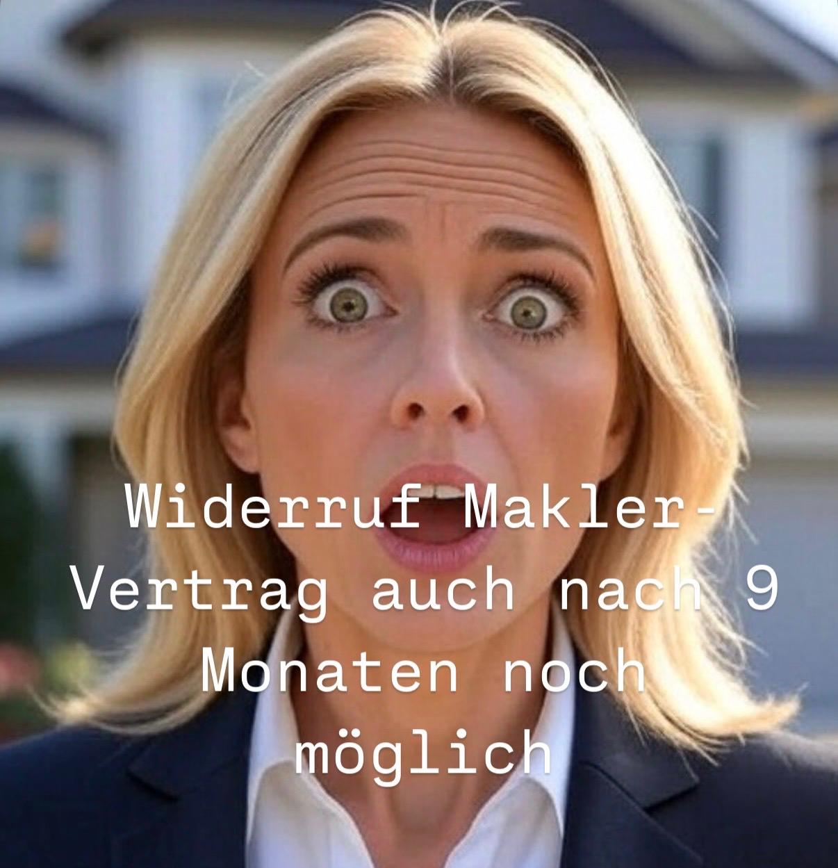 Widerruf Maklervertrag
